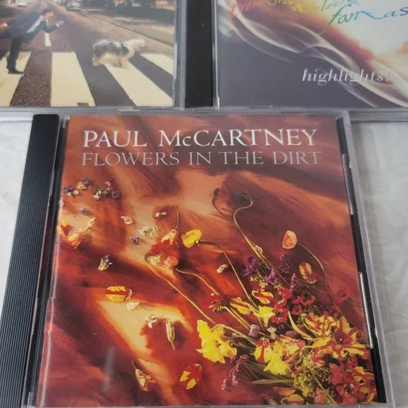 Lot of 5 Paul McCartney Audio CD's Flaming Pie Live All the Best Flowers in Dirt
